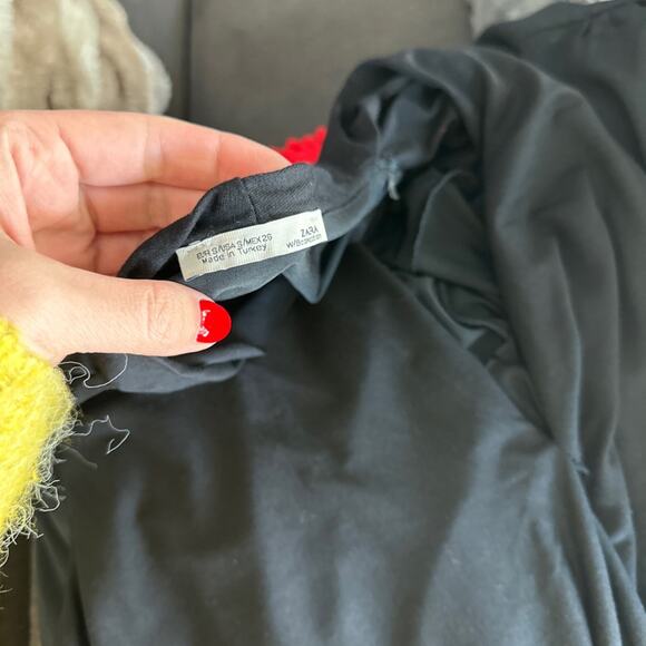 Zara draped workwear top, size small. Worn once - Picture 5 of 6